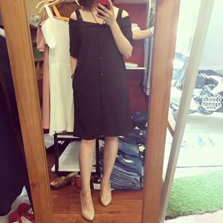 Đầm sơ mi cổ lật- gia công và bán sỉ