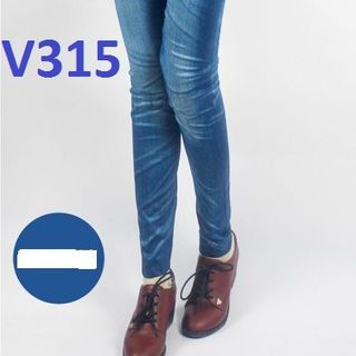 Quần legging jean xanh