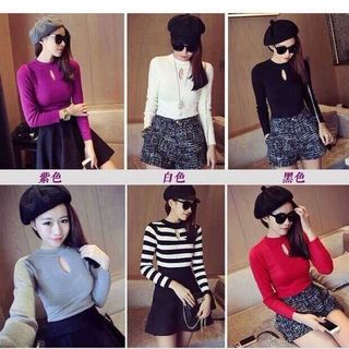 A000618 áo len td khoét giọt nước