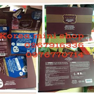 Mặt nạ coreana orthia collagen 28days intensive ampoule aqua mask