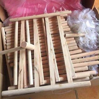 Tủ vải khung gỗ
