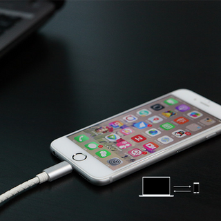 Cáp sạc rock micro usb bọc da có đèn báo dành cho samsung htcsony oppo lumia bh 12 tháng