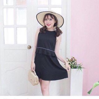 Đầm bèo tùng phối viền- gia công và bán sỉ