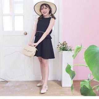 Đầm bèo tùng phối viền- gia công và bán sỉ