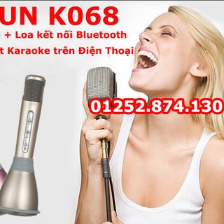 Micro liền loa k068 hát karaoke bluetooth loại tốt nhất