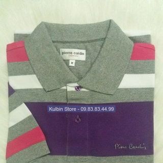 Áo thun kẻ ̣c pierre cardin