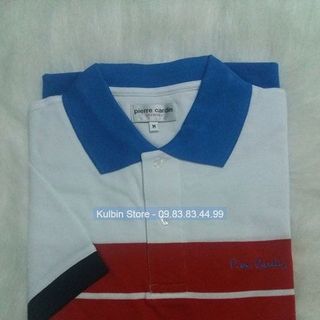 Áo thun kẻ ̣c pierre cardin