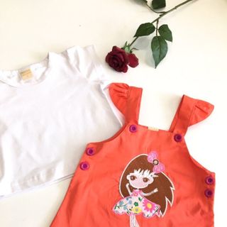 Đầm yếm bé gái thêu