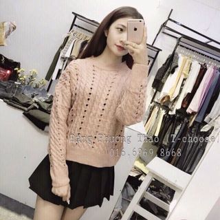 Len trơn đan tay dài