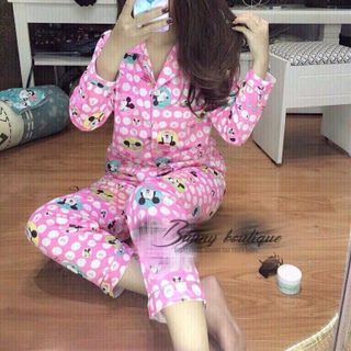 Bộ ngủ hoạ tiết micky