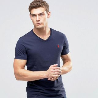 Áo thun trơn polo cổ tim