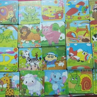 Ghép hình hoạt hình 15 x 15 cm