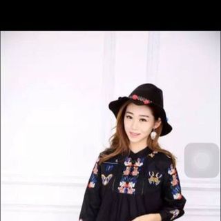Đầm suông thêu quảng châu