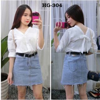 Hg304 áo sơ mi nữ hotgirl