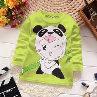 Áo dài tay panda
