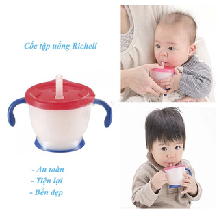 Bình tập uống 3 giai đoặn richell của nhật