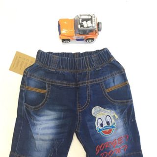 Jean bé trai thêu mickey