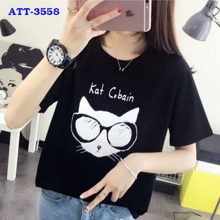 Att-3577 áo thun soc in chữ big họa tiết con chó