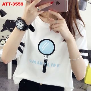 Att-3577 áo thun soc in chữ big họa tiết con chó