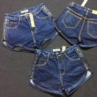 Quần sort jean túi trước