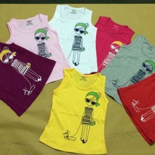 Áo ba lỗ hình cô gái