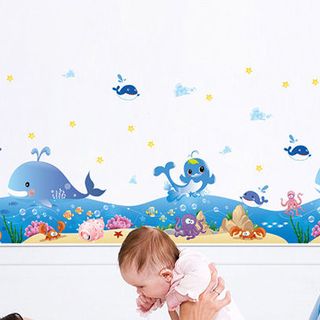 Decal dán chân tường 50x70 cm
