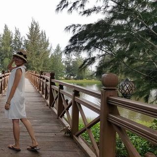 Đầm caro line