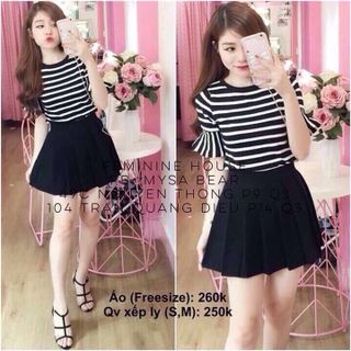 Set váy rời sọc