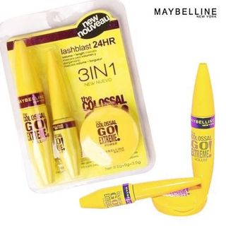 Bộ mỹ phẩm makeup 3 món maybeline colossal extreme giá sỉ