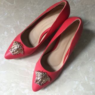 Giày cao 8p khóa versace