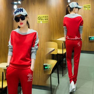 Set bộ thu đông phối màu in chữ nổi