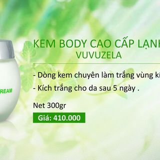Kem body lạnh vuvuzela