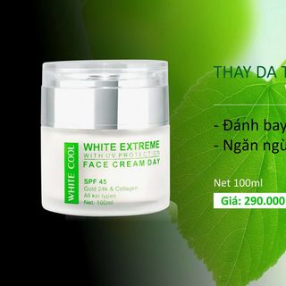 Thay da tối đa cho da nám white cool