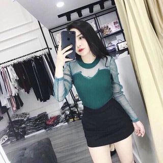 Len tay dài nhũ cực hót