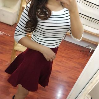 Áo len tay lở hàn quốc
