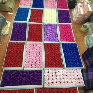 Hoa sáp hàn quốc 3 lớp