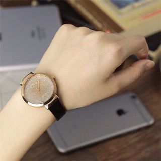 Đồng hồ dây da nữ nhiều màu