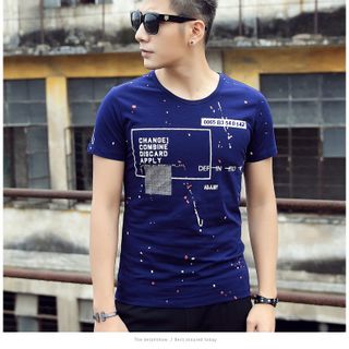 Att-3567 áo thun nam màu đen in chữ givcnehi