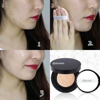 Phấn april skin magic snow cushion spf50