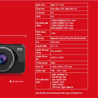 Camera hành trình vietmap c5