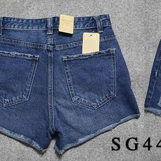 Sg-44 quần jean nữ lai rách màu xanh