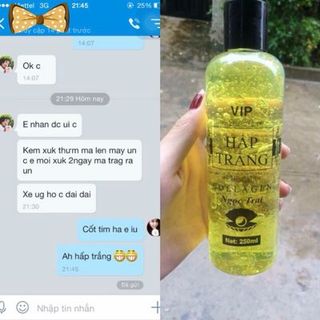Hấp trắng collagen 35k