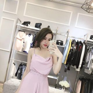 jum đính cườm cổ đổ nll đỏ đen hồng