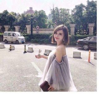 Đầm bẹt vai lưới