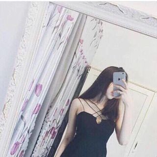 Đầm body dan dây trước ngực hb