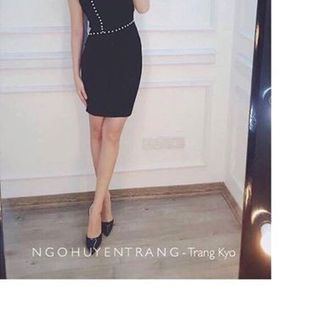 đầm body đính ngọc trai nht