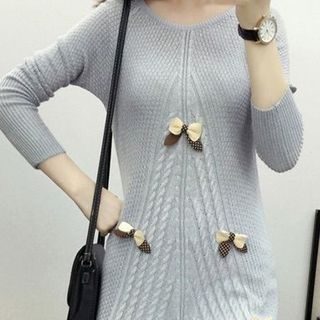 Đầm body len