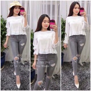 Áo kiểu bèo nhúng
