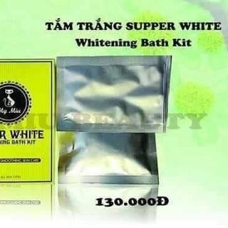 Tắm trắng cấp tốc super white my miu
