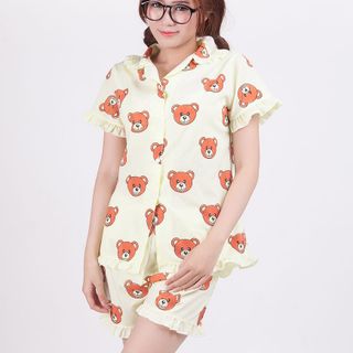 Bộ short gấu cute